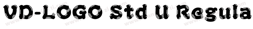 VD-LOGO Std U Regula字体转换